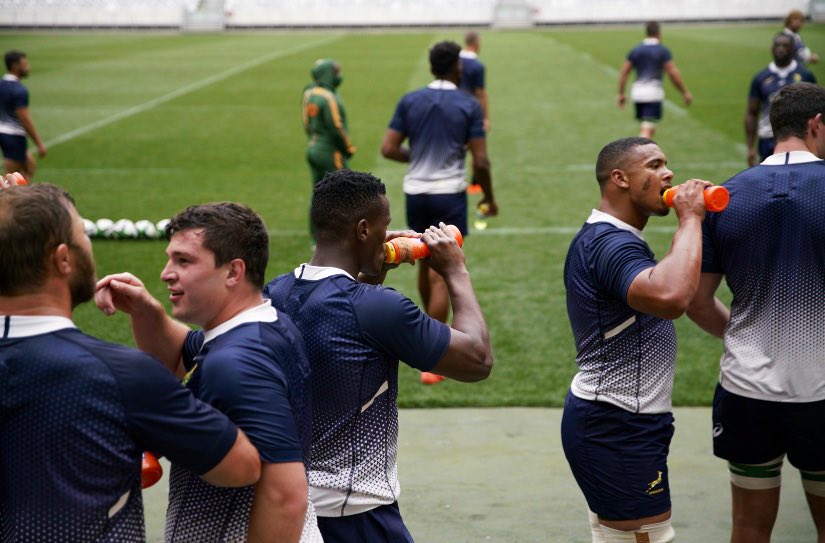 levergy_sa's tweet photo. Thank you for trusting us to help keep the @Springboks safely hydrated through training and match day, @EnergadeSA 🙏 #TeamLevergy loved being part of the #SpringbokShowdown 💚💛 https://t.co/5AUnFM8JNT
