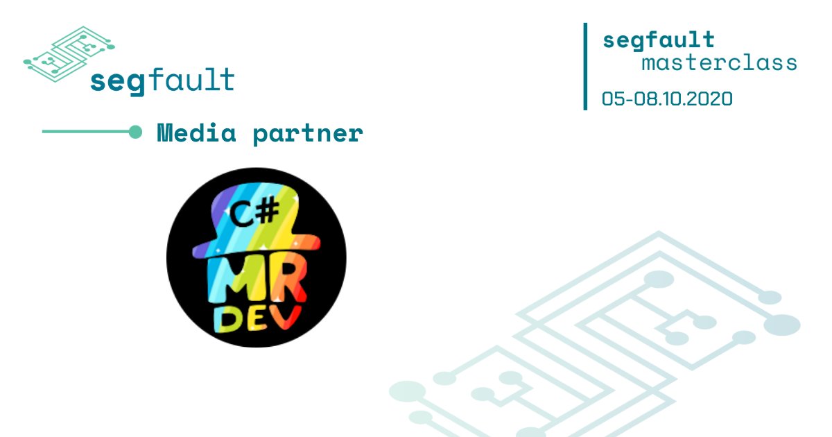 segfaultevents's tweet photo. Jest i on! #MrDev ponownie zaufał @segfaultevents i będzie z nami podczas #SegfaultMasterclass Jesień 2020!
Widzimy się od poniedziałku do czwartku - online. Wpadniesz? 👉 https://t.co/Y4GU0qy2kL
#IT #promramista #programowanie #dev https://t.co/zjkRFGW34n