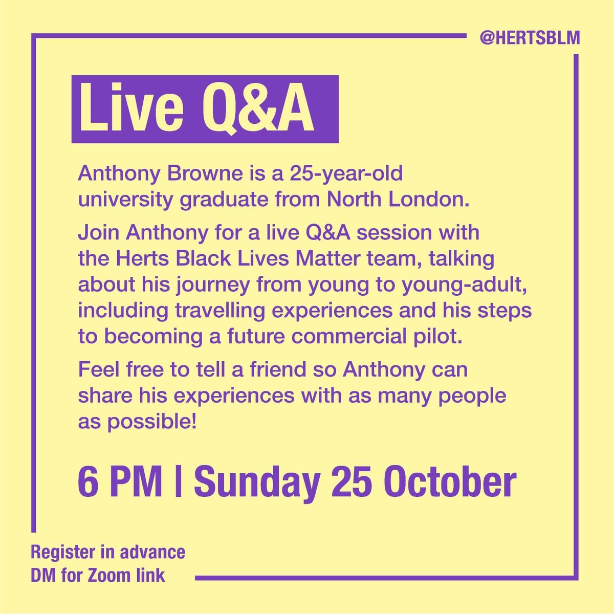 Herts BLM tweet media