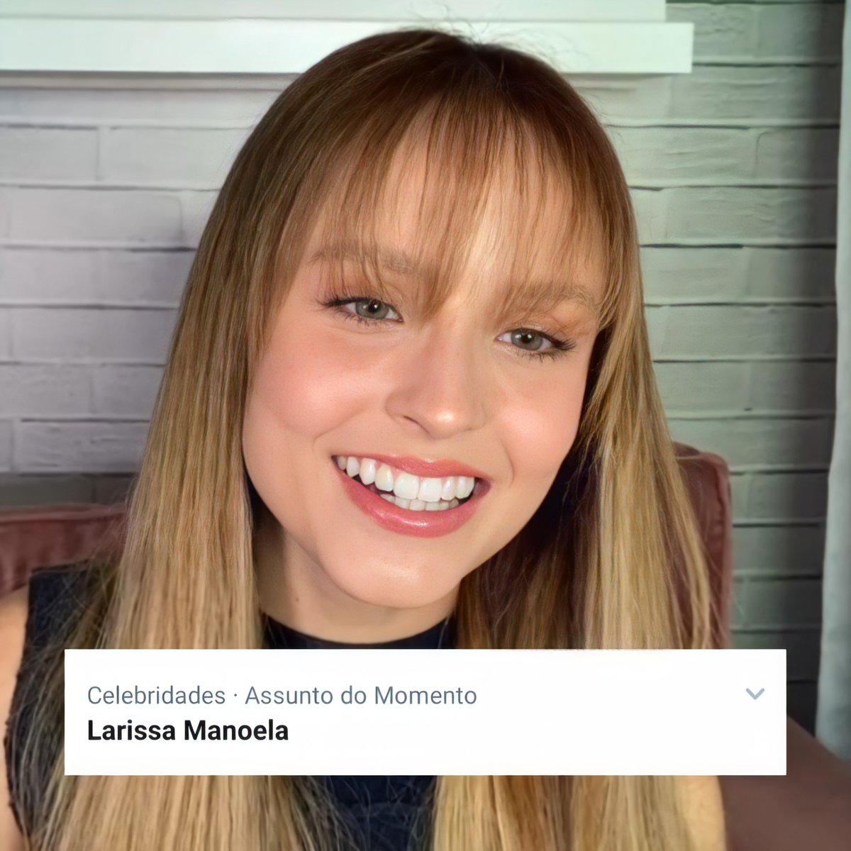 "Larissa Manoela" está nos trends mais uma vez, amamos? ❤️