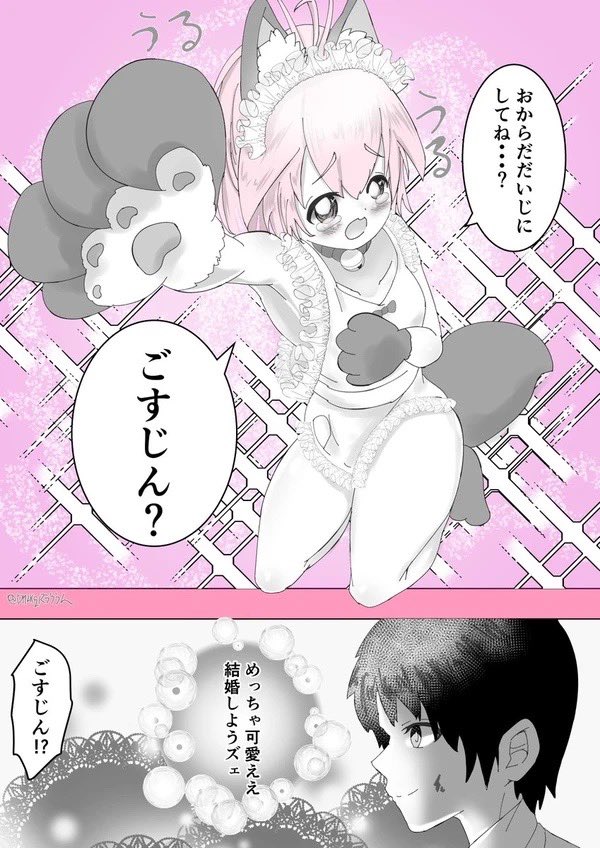 タマモキャットが小さくなっちゃった漫画 #FGO 