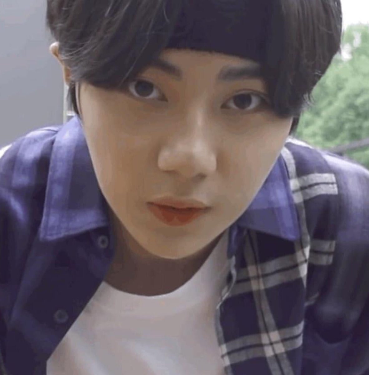 looking at the camera <333