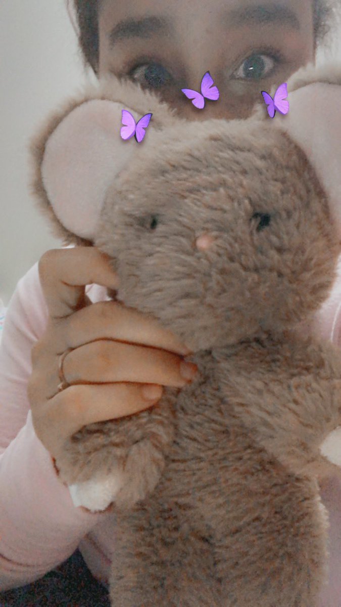thread of me having fun with my little stuffed animal mouse