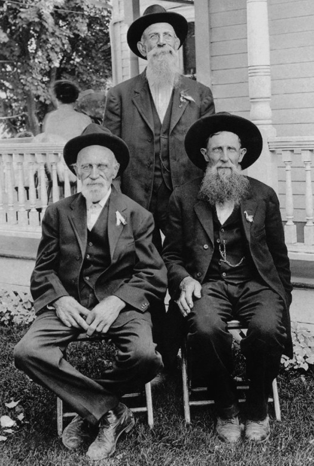 I can't speak for the young woman in the video, but here's MY OWN definition of you being family.To me, you're a living ancestor, meaning you're my contemporary.These are my maternal Great-great-grandfather and his two brothers.