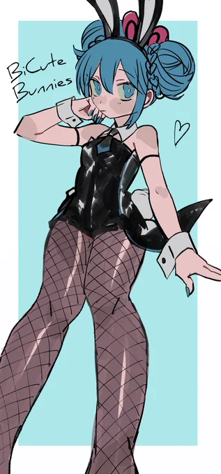 バニーミクさんらくがき?
#Bicute_Bnnies_Figure 