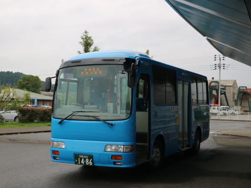 新規登録】秋田200か1486（北浦）PB-RX6JFAA/J-BUS・元箱根登山バス