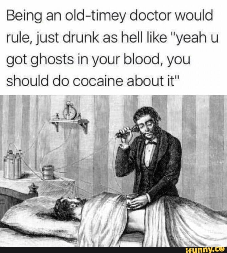 Back in ye olden days when cocaine and mercury were "medicine" MD's prescribed that.