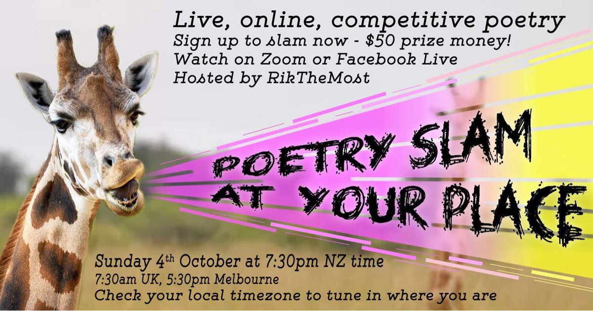 Not sure what to do tonight? Don’t wana leave ya house? Fancy something cultured? Like poetry? But with a fighting edge? <a href="/yourplaceevents/">yourplace</a> can help you out! Starting in a couple of hours: fb.me/e/1cZw7e0TK