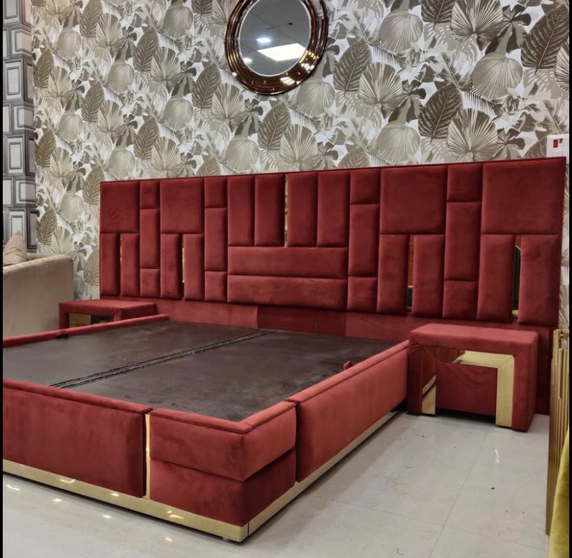 dhanjalinterior's tweet photo. Latest upholstered bed designs with a royal touch to induce grace to the bedroom interior. 
Find Simple &amp; Modern Bed Designs that you'll love in 2020! 
Beautifully Crafted, Best Upholstered Bed Design 😍
Hydraulic beds. 😍
Best quality product at a lower price than others.🥳 https://t.co/FMXeUHVODJ
