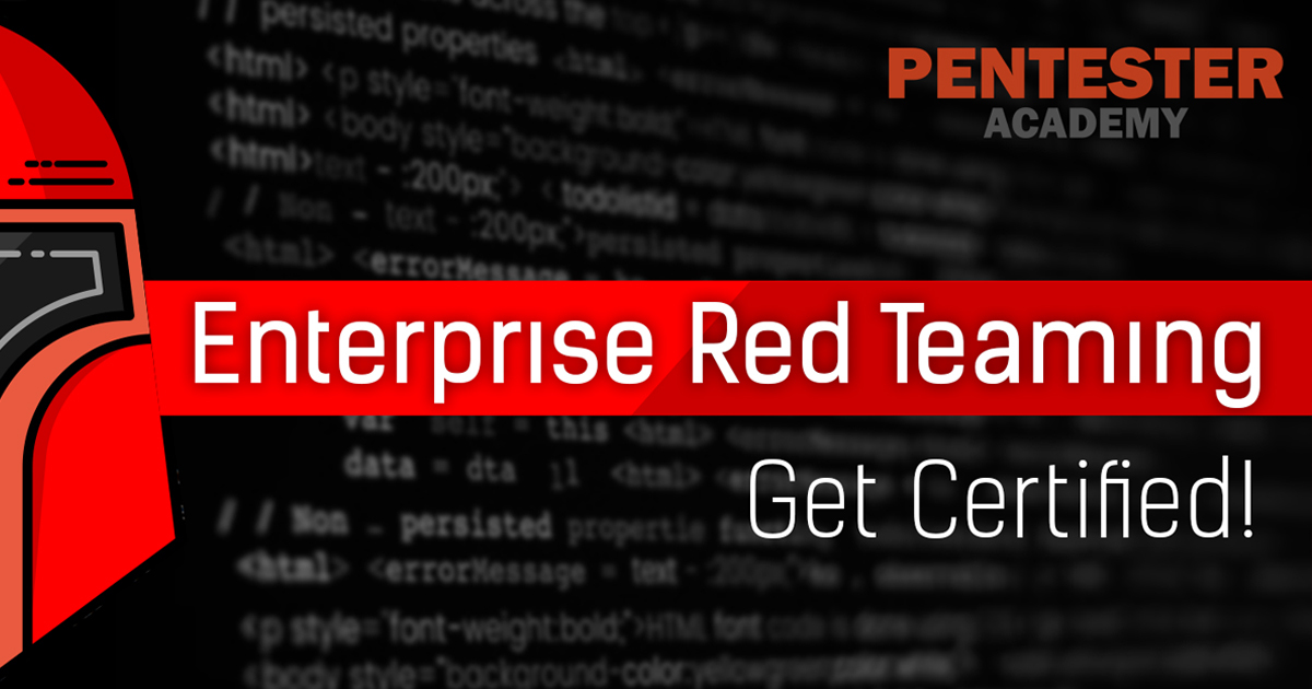 SecurityTube's tweet image. Got a foothold machine? Practice how to proceed further in a #Windows Environment in the Advanced Red Team lab. bit.ly/2WEH7WB