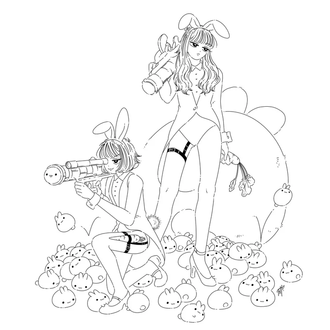 ウサチャン🐇
#絵 #イラスト #絵描きさんと繋がりたい #イラスト好きさんと繋がりたい  #illustration #線画 