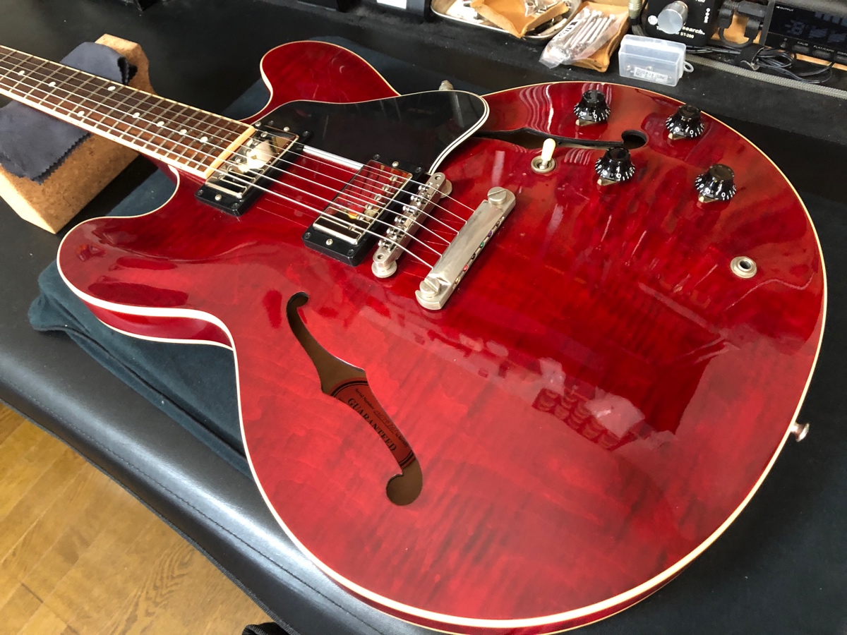 【生産終了】Burny SRSA-65 マグナムロック交換 ES335コピー Amazon | Burny SRSA65 BS エレキギター初心者14点セット