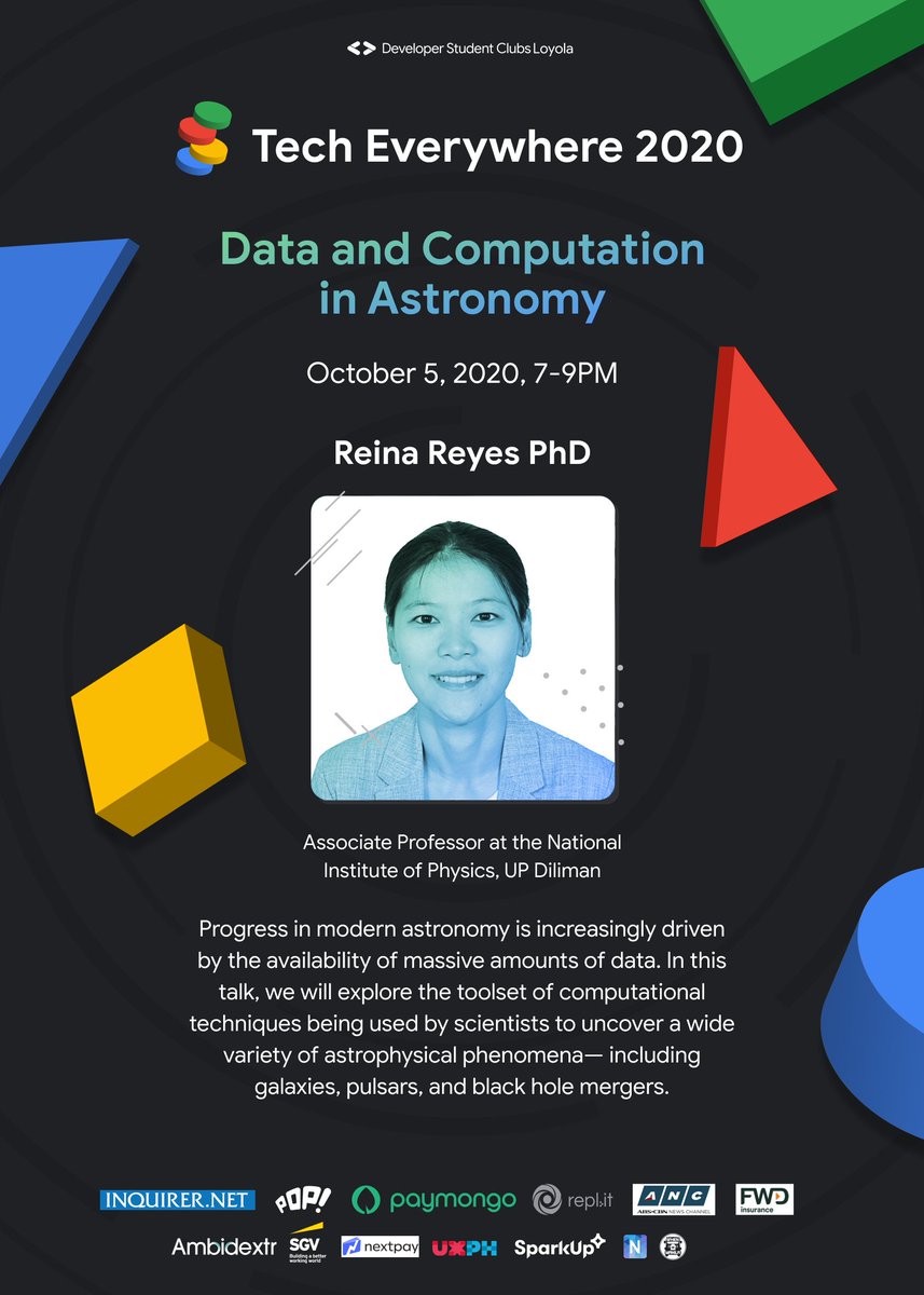 GDSCLoyola's tweet photo. Start your week right with DSC Loyola’s fourth talk for Tech Everywhere tomorrow, from 7-9 PM (+8 GMT) via Zoom and Facebook Livestream.

Want to know more about Tech Everywhere? Access our primer here! https://t.co/4b3JfyZBTI.

#TechEverywhere2020
#DSCLBreakingBoundaries https://t.co/fryF2QDMBY