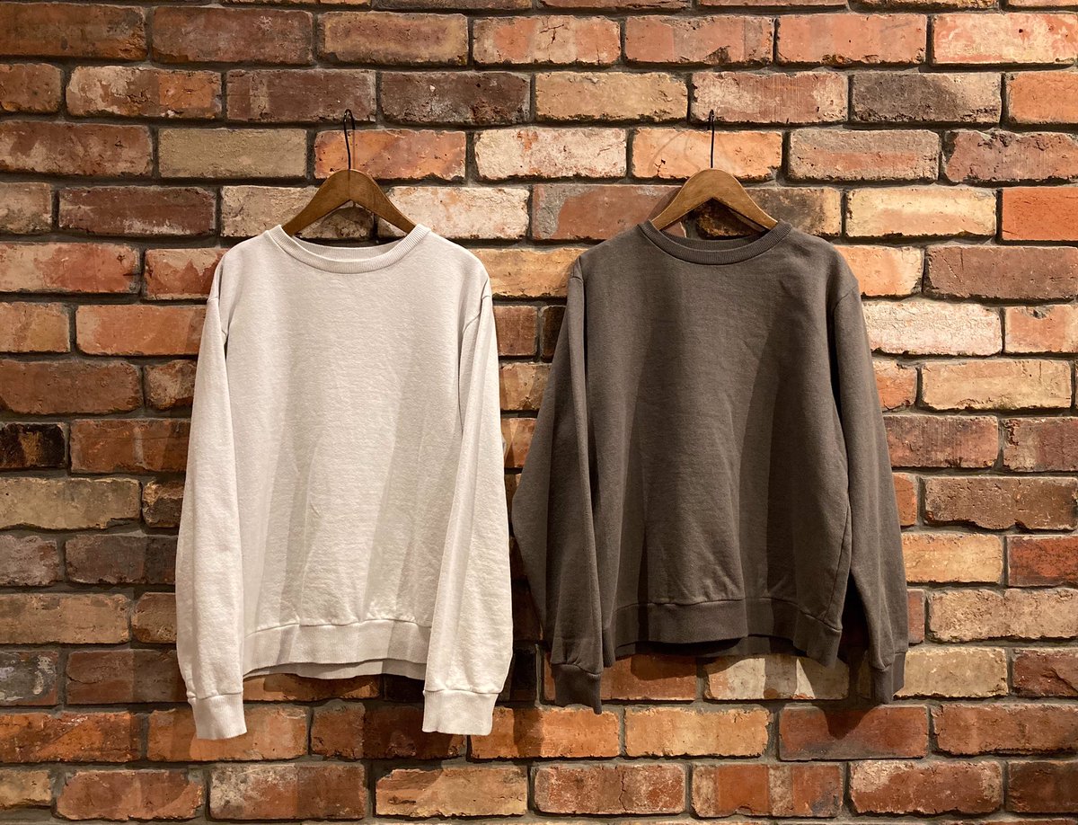 CONFECT 2020AW 『スビンピマラフィ裏毛 クルーネックプルオーバー 