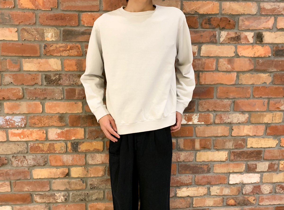 CONFECT 2020AW 『スビンピマラフィ裏毛 クルーネックプルオーバー 