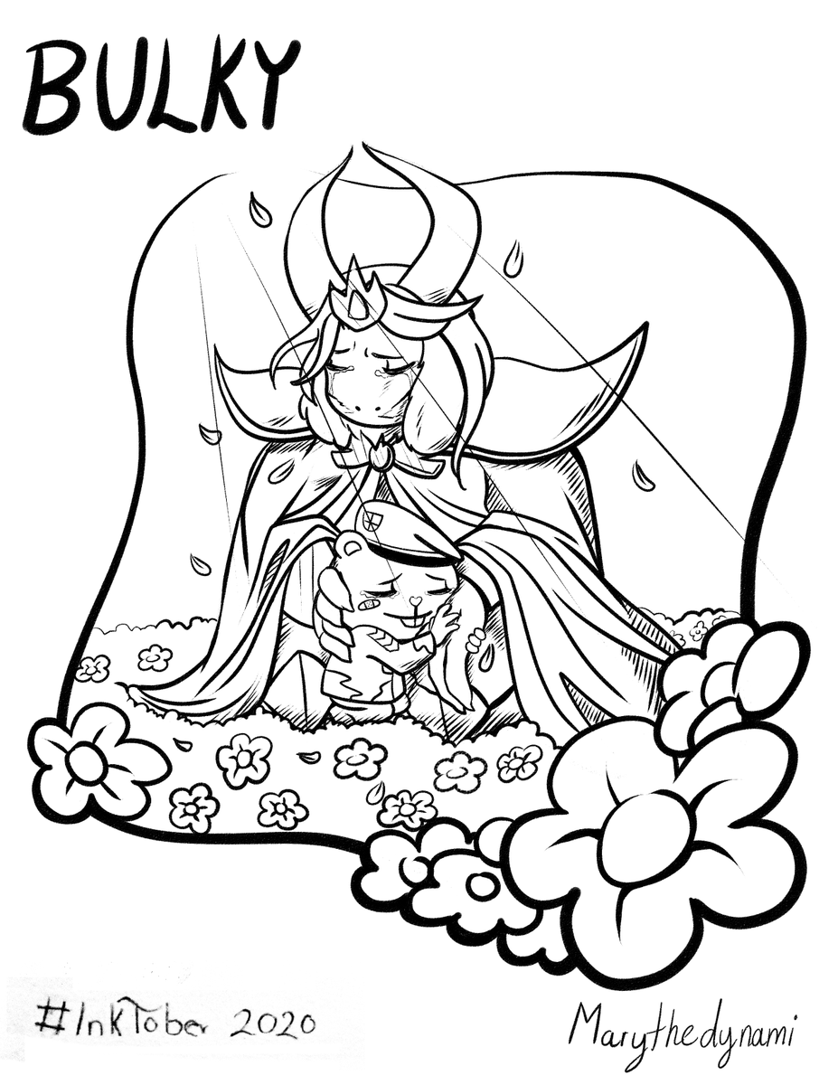 marythedynami's tweet photo. INKTOBER DAY 3 #inktober2020 #inktober2020day3 #Inktober #htf #happytreefriends #undertale #undertale_asgore #htf_flippy https://t.co/HwD6LhDdu8