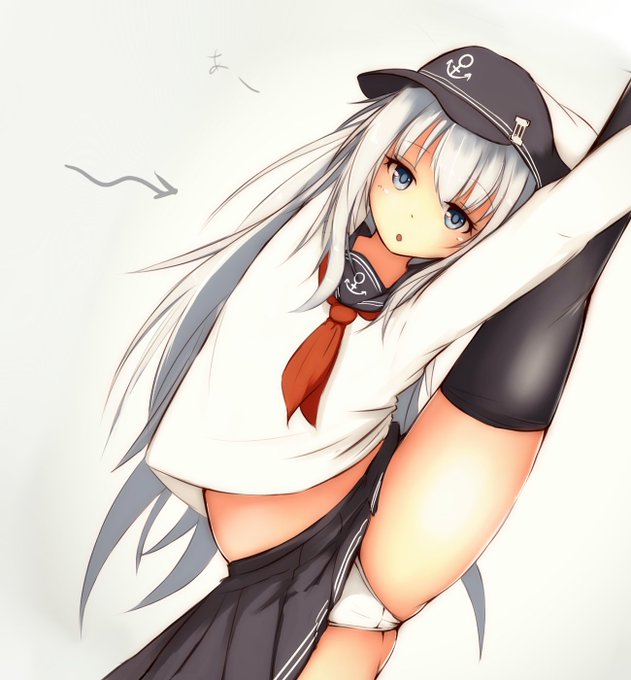 I字バランス保てない響ちゃん 