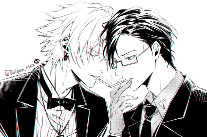 Cigarette Kiss ?#HypnosisMic #左銃 #ヒプノシスマイク #ヒプマイアニメ #ヒプアニ #ヒプマイ 