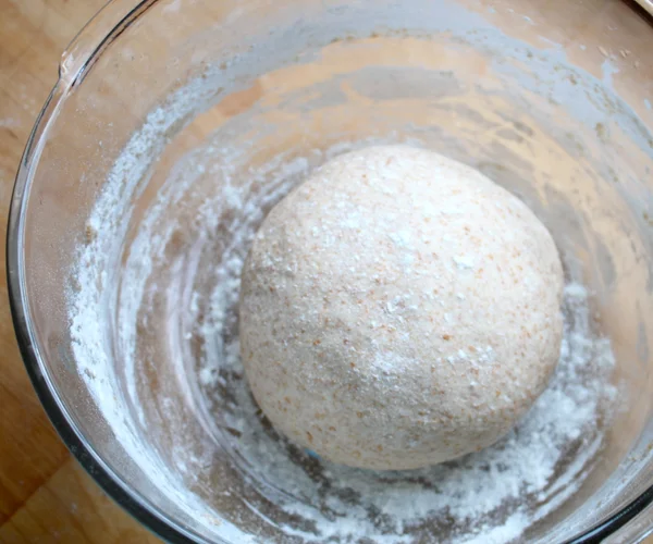 step 2. knead the dough and let it rise.