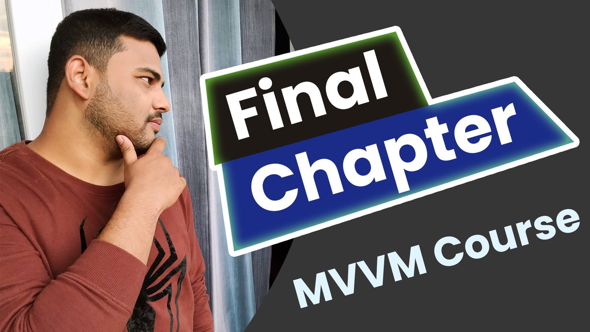 ProBelalKhan's tweet image. Finally I've finished the new Updated MVVM Architecture Course for Android Development.
Course Link ๐ bit.ly/3iLfVzu
Thank You โค๏ธโค๏ธ
#SimplifiedCoding #AndroidMVVM #AndroidApplication
#AndroidDevelopment