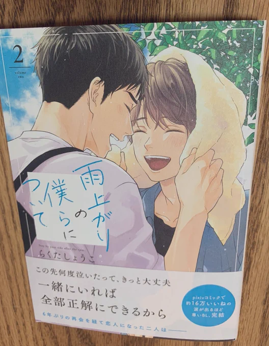 最後までほっこりして可愛くてめちゃくちゃ優しい話だった〜😭これからも二人が幸せに喧嘩したり仲直りしたりして仲良く過ごしていってほしい…😭✨☔️☀️飯テロが多くてお腹が減りますうどんが食べたい、うどんが
 #雨上がりの僕らについて 