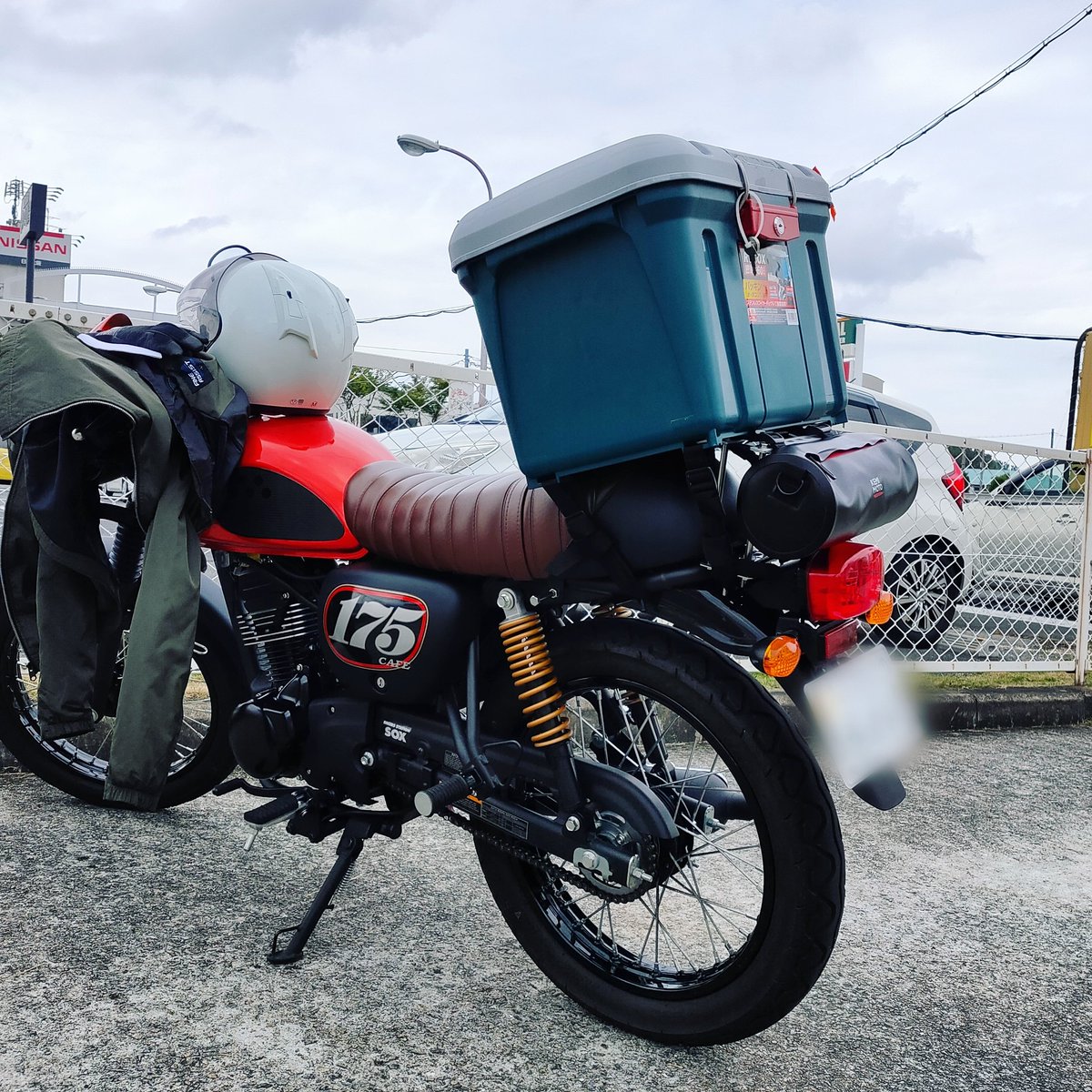 今日の超目玉】 W175 リアキャリア グラブバー ブラック その他 - www