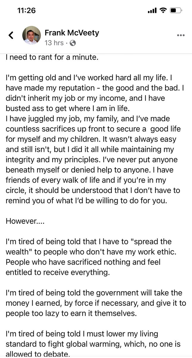 Franktmcveety's tweet image. I needed to say this.