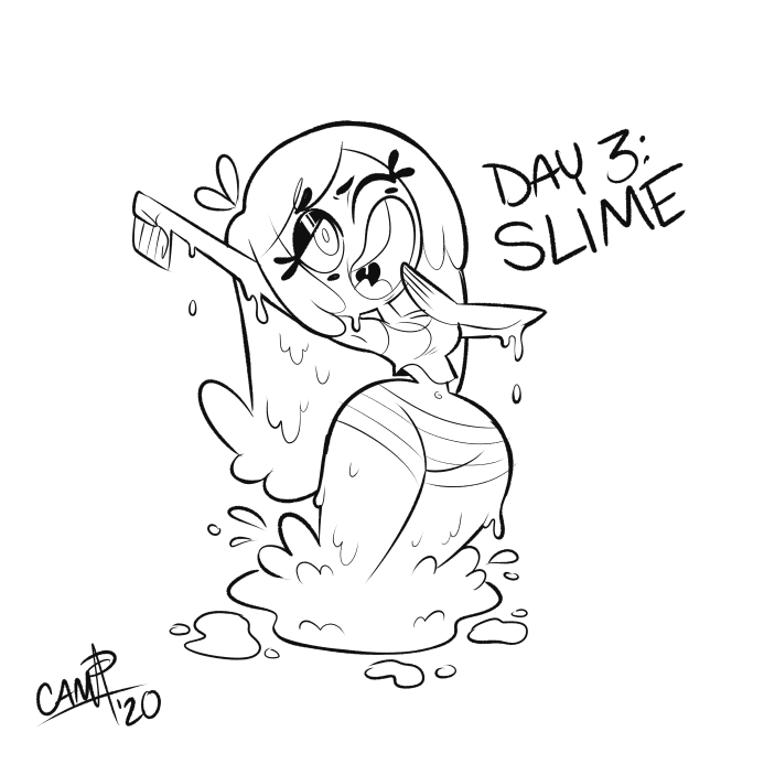 day 3: slime 😴 
