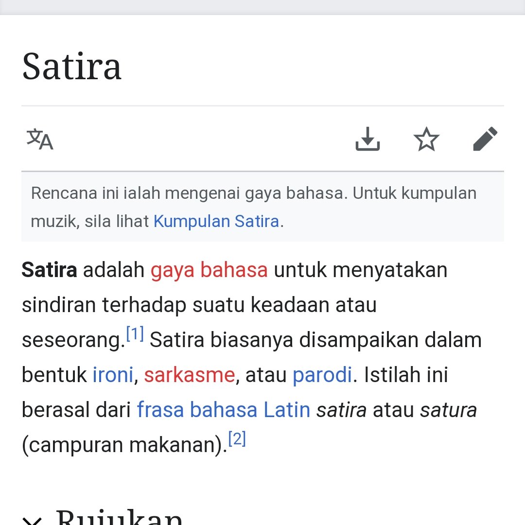 adee_kira's tweet photo. Ada orang dok pertikaikan IQ orang lain rendah sebab tak reti beza BERNAMA dan BERMANA..

Okay mari aku tunjukkan IQ sape lebih rendah..

Definisi SATIRA... https://t.co/QOZZNpcwNj