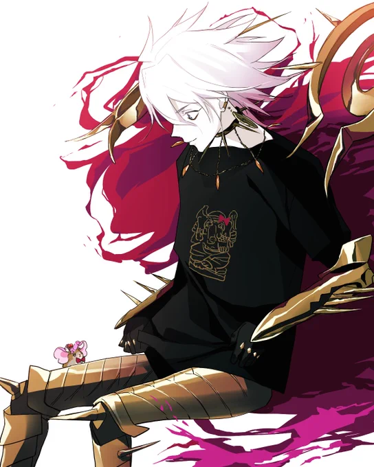ガネーシャちゃんTシャツを手に入れたカルナさん 