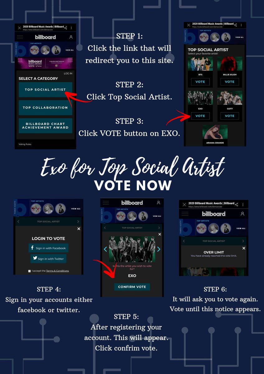 EXOAHMTEAM's tweet photo. EXO-L use #EXOLVotingMonster and encourage your friends/mutuals to vote for EXO🏆
Vote on TikTok👇
🗳️https://t.co/lSqUCfwUfS
Website Voting👇
🗳️https://t.co/gp1818NWSA
Tutorials you can find below 💪
#EXOLVoteBBMA #EXO #엑소 @weareoneEXO #EXOLAsOne https://t.co/KWAxPLsDXg