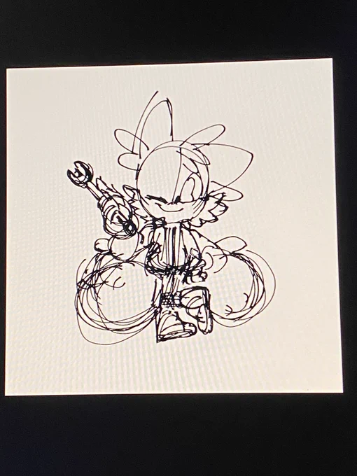 Tails and his massive saggy ass cheeks 