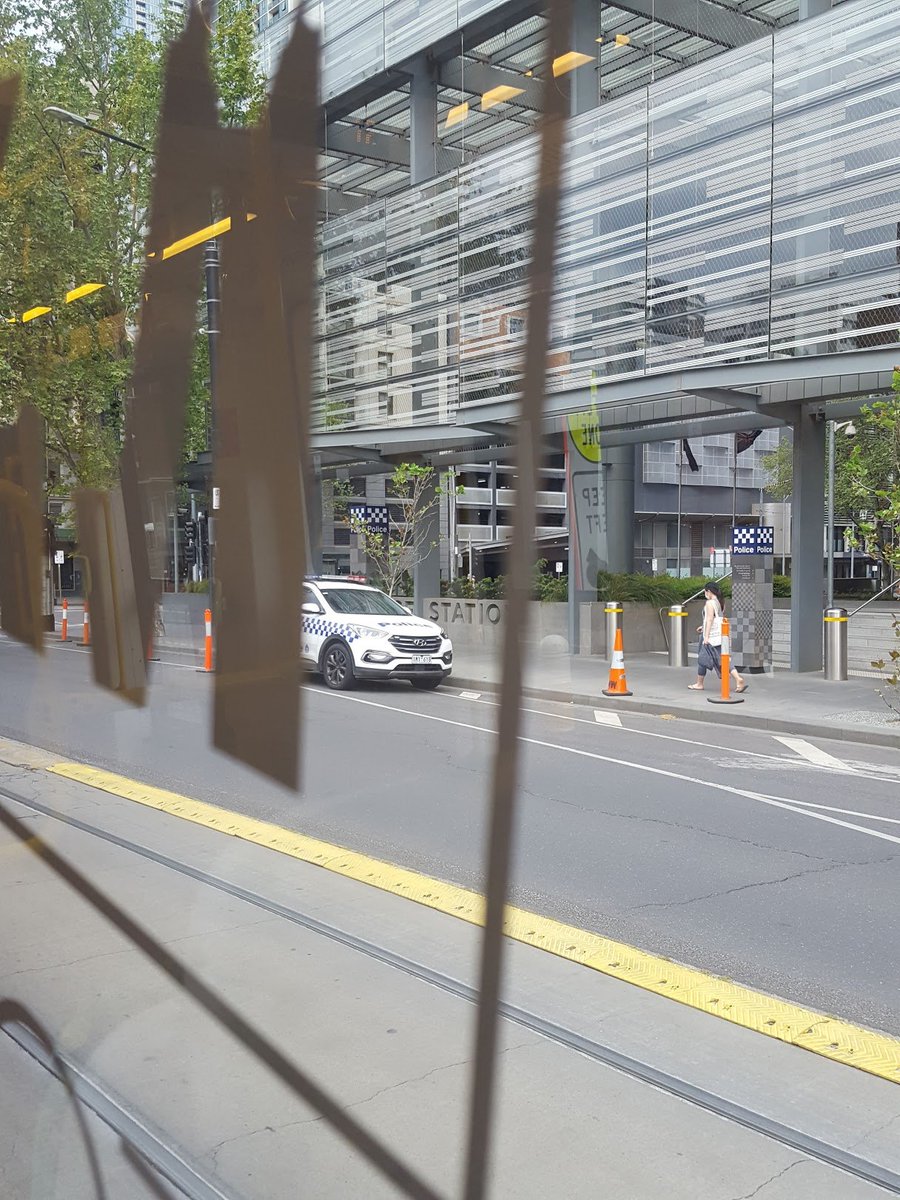 Two more days  @VictoriaPolice and your vehicle is still illegally obstructing the bike lane outside your City West station.Two more days and  @cityofmelbourne has still not towed it.Why should anyone else obey the rules if the police don't bother to do so?
