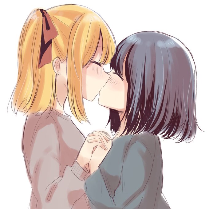 百合キスのtwitterイラスト検索結果 古い順