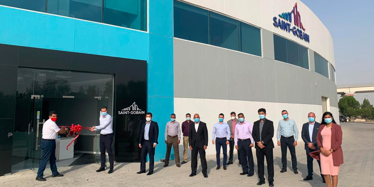Saint-Gobain UAE has a new home! 🏡 
Know more: lnkd.in/d28iMHZ

#office #workspace #sustainable #Inauguration