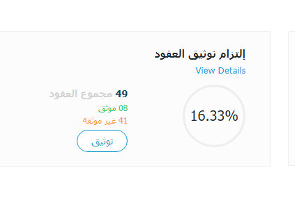 رابط توثيق العقود