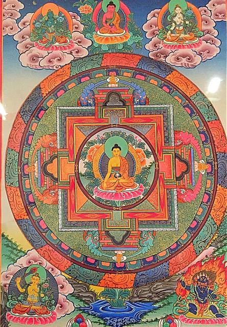 .....on a "Mandala" which is a "Circle" representing the "Wheel-Of-Time" (Kala-Chakra). And in their concept, this "Mandala" is known as"A Store-House Of Vast Amount Of Spirituality"