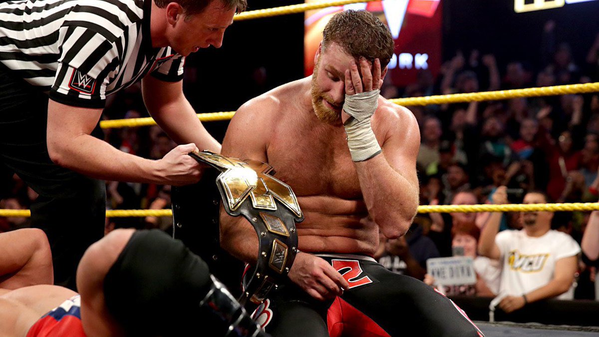 NXT Title: Adrian Neville (c) Vs Sami ZaynEvery bit as epic and moving as the story deserved. Underpinned by mammoth stakes, the all-or-nothing vibe flowed through every punch, clutch and flip. Post-match just as special. Transcendent stuff from top to tail.IT’S STILL GOOD!