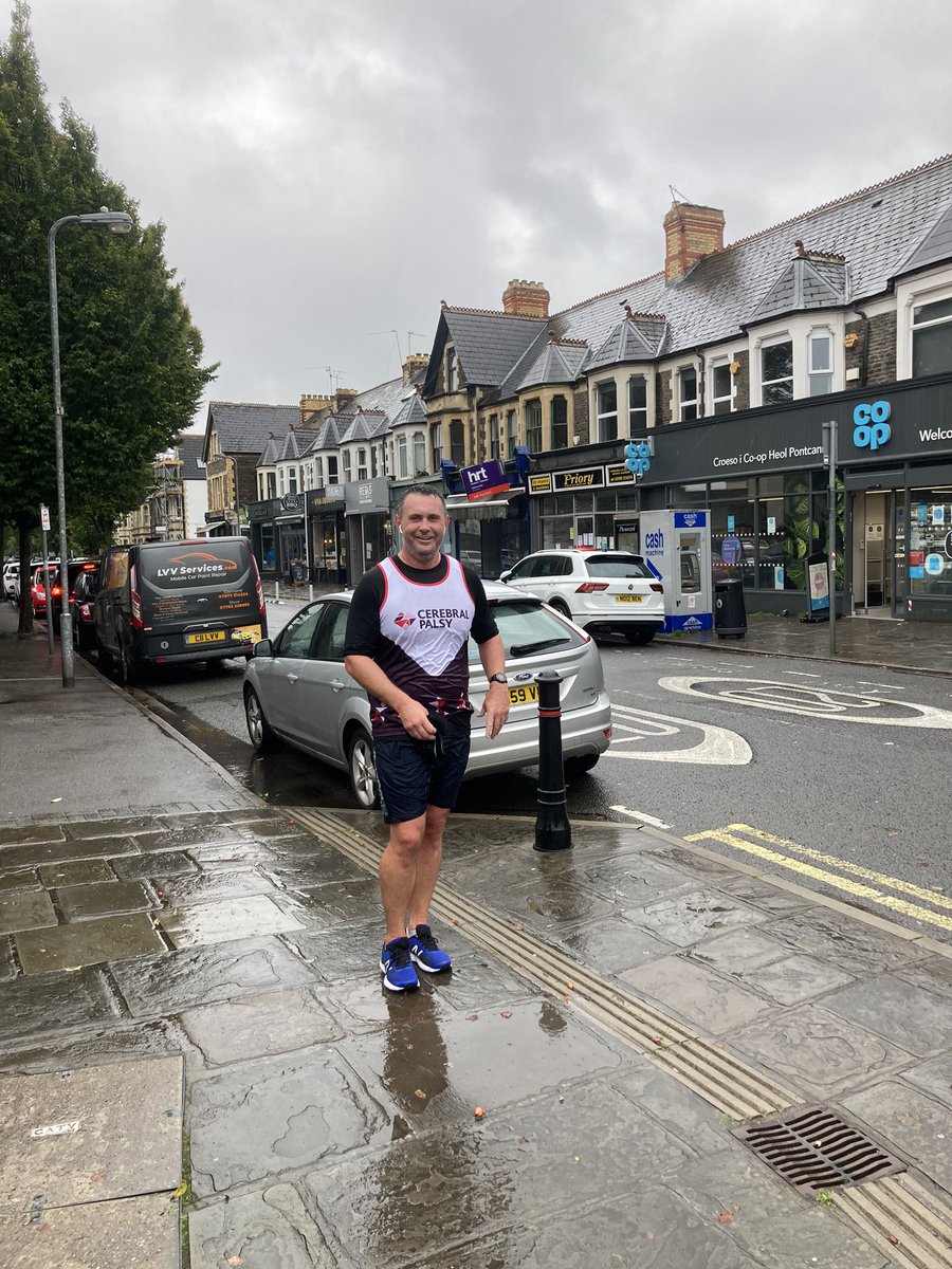 Braved the horrendous conditions and ran the virtual cardiff 1/2 to raise funds for our charity partner <a href="/CP_Cymru/">Cerebral Palsy Cymru</a> 6, 10, 12 &amp; 13.1 Miles photos.. #cardiffhalf