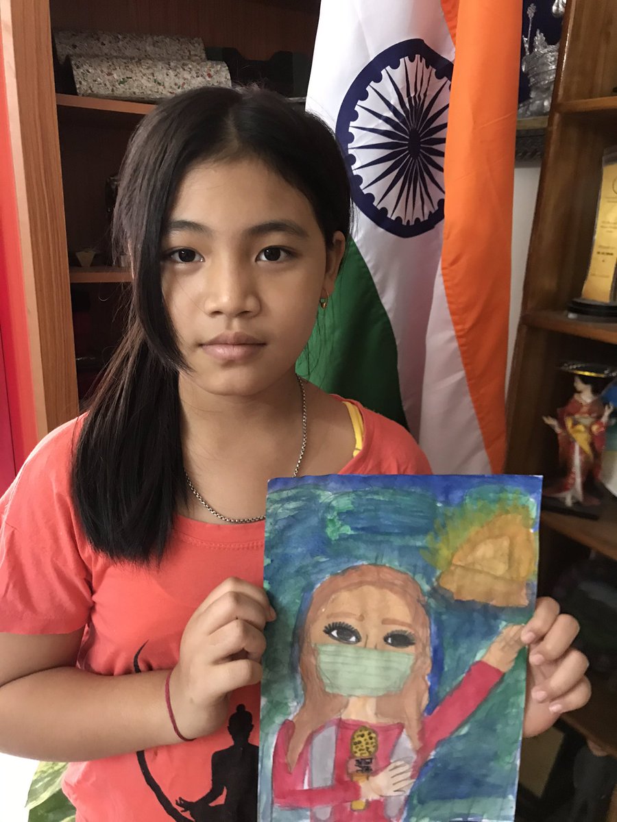 LicypriyaK's tweet photo. This is my art for @IndiaToday reporter @TanushreePande Ma’am.

I salute for her inspiring brave journalism in fighting the injustice of #HathrasHorror. We need more like her in this country. 

“THANK YOU”

No more rape please. 🙏🏻🙏🏻🙏🏻

#ImplementVermaCommitteeReport
#NoMoreRapes https://t.co/IQUNHAOa4A