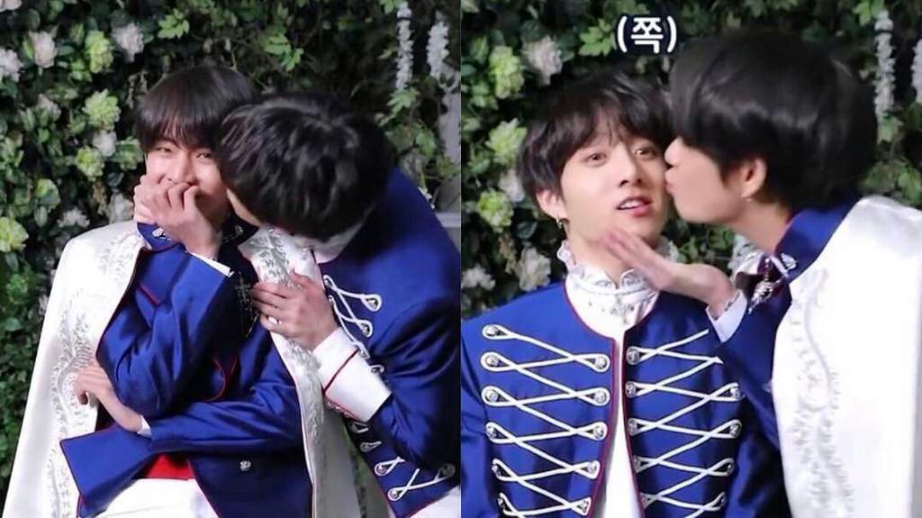 taekook kiss            VS      jikook kiss