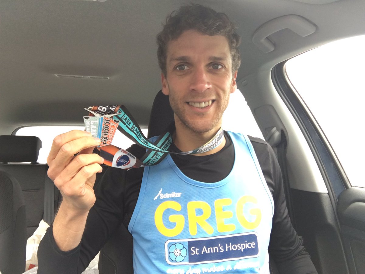 Just got PB at Dorney Lake Marathon, finishing in 02:39:31 😅 Running for <a href="/StAnnsHospice/">St Ann's Hospice</a>: justgiving.com/marathonforsta…