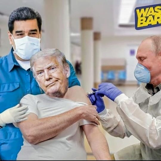 graberner's tweet photo. Jajajaja 😂😂😂😂 #SputnikV #SpunitkVEsEsperanza #SputnikVLlegaAVenezuela #TrumpHasCovid 👇🏿👇🏿👇🏿👇🏿👇🏿👇🏿 https://t.co/0Yz21UQTUt