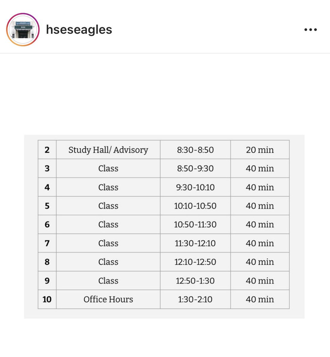 Our school 🏫 schedule! 

#BackToSchool2020 #hybridlearning #remotelearning