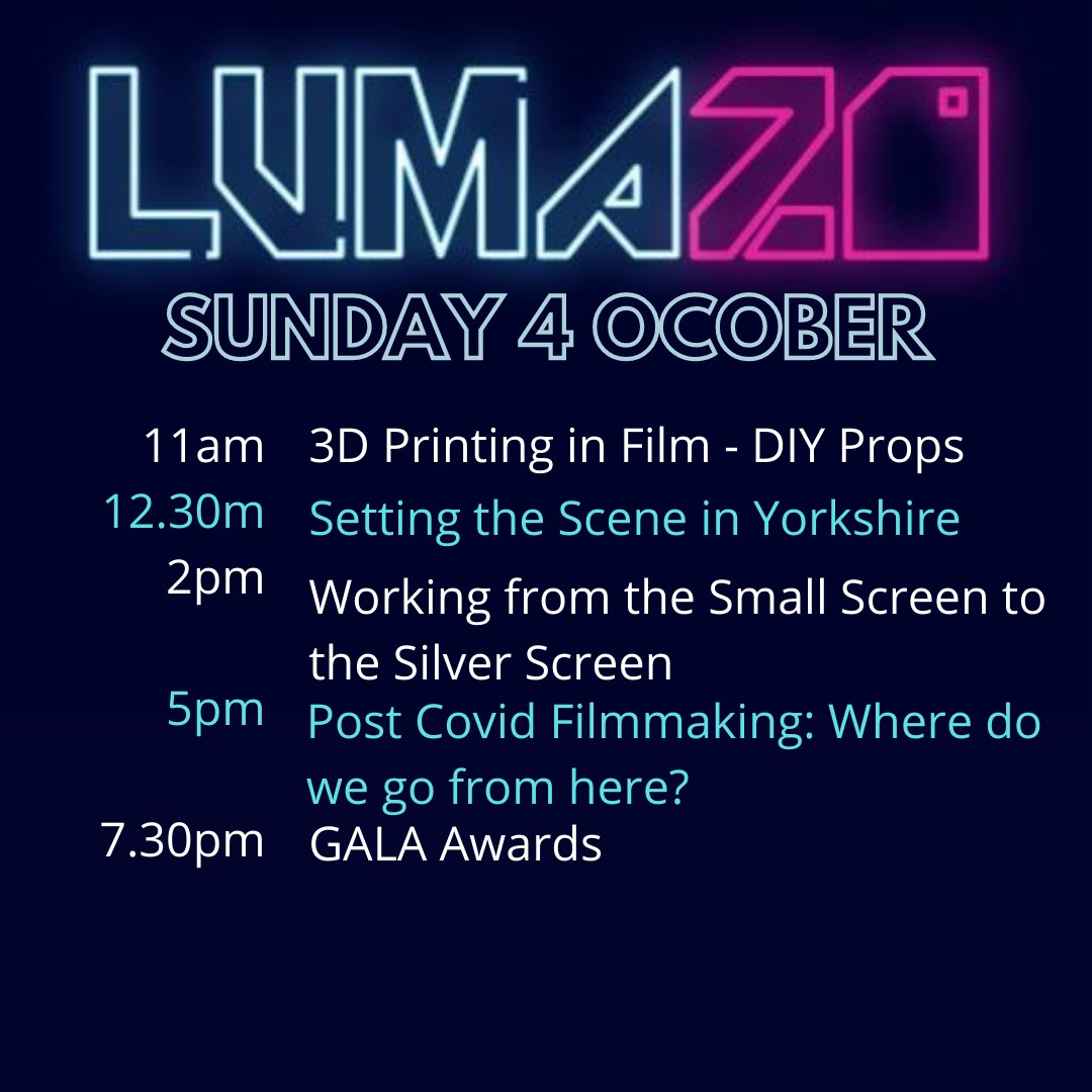 Last day of the <a href="/LUMAFilmFest/">LUMA Film Festival</a> - I am sad too :( check out todays  line up for #luma2020 and get your snacks ready for the awards! 🍿

there is still time to book your fee tickets for this weekend tftv.ticketsolve.com/shows 

#film #fesival #york #yorkshire #screen #student
