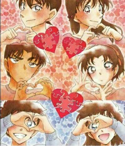 名探偵コナン #工藤新一 #毛利蘭 #服部平次 #東山和葉 #黒羽快斗 #中森