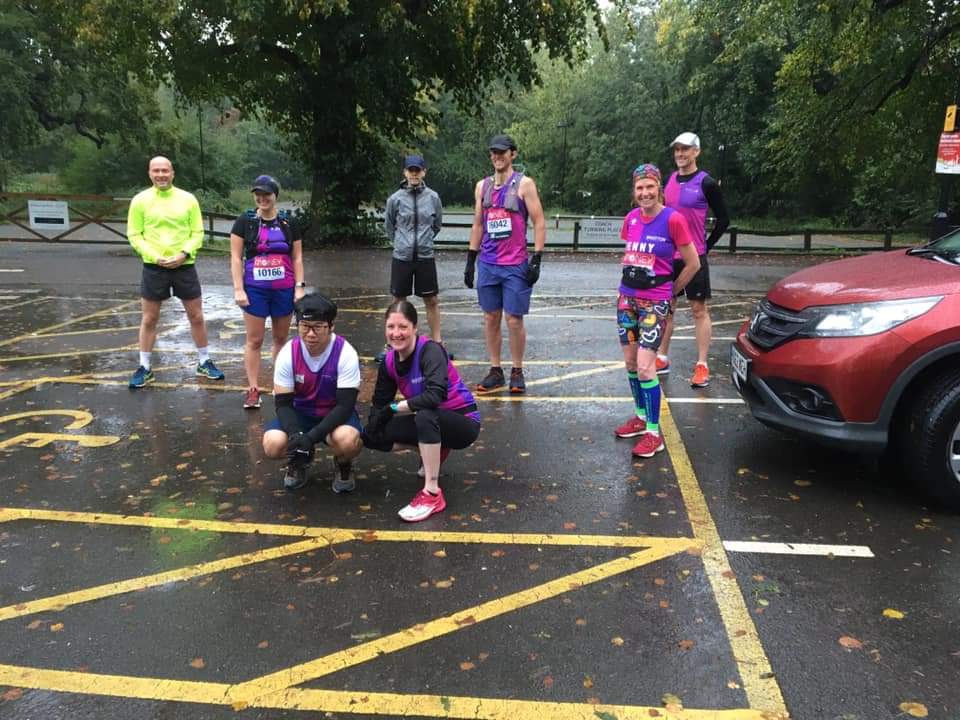 Good luck to the #WRR members braving the weather to complete the #vlm2020 today! If you see them around #Northampton give them a cheer the encouragement will be appreciated! #pinkandpurple #runner #marathon