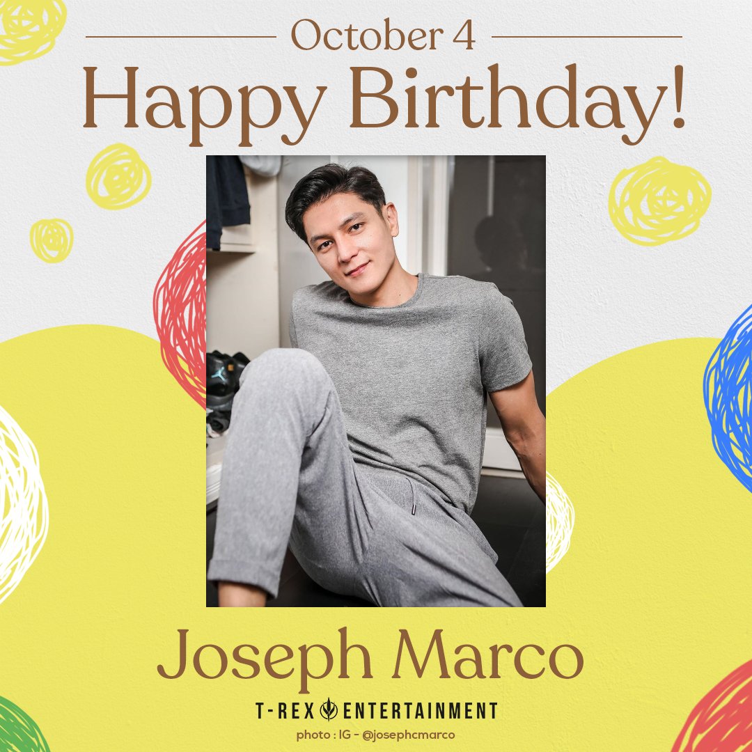 Happy birthday, Joseph Marco ! Trivia: His birth name is Joseph Cecil Marco. He turned 32 today. 