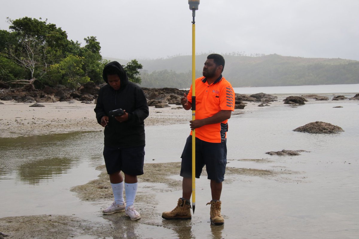 reubenthorn's tweet photo. Kadavu Building damage assessment, inundation run-up, and tide calendar community awareness with Fiji Minerals Department @spc_cps #pcrafi2 #GEMDiv https://t.co/gMwvnM0EU5