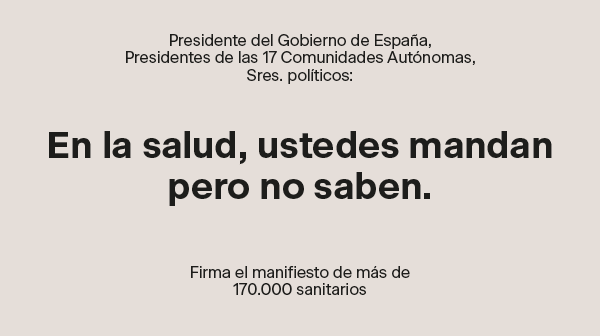55 sociedades científicas emiten un decálogo dirigido a la clase política: "La pandemia debe afrontarse basándonos en la mejor evidencia científica disponible, desligada por completo del continuo enfrentamiento político". Firma el #ManifiestoCOVID en ow.ly/qK1p50BIPN7
